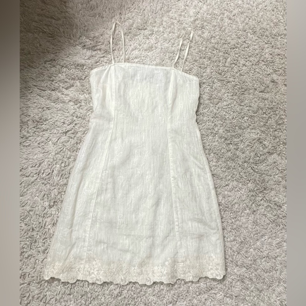 Armani Silk Dress with Embroidery